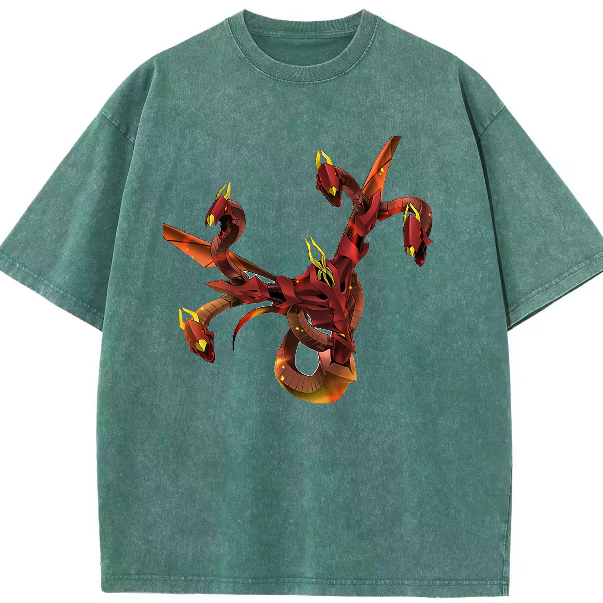 （画像用） 遊☆戯☆王 Yu-Gi-Oh! 綿100% ヴィンテージ風 半袖Tシャツ（フロントプリント）
